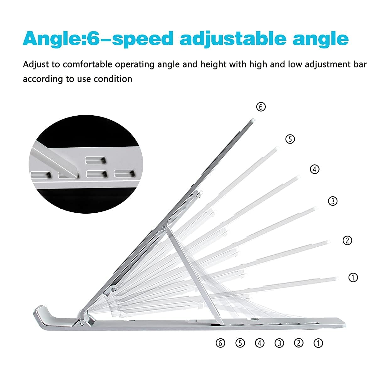 Foldable Aluminum Laptop Stand