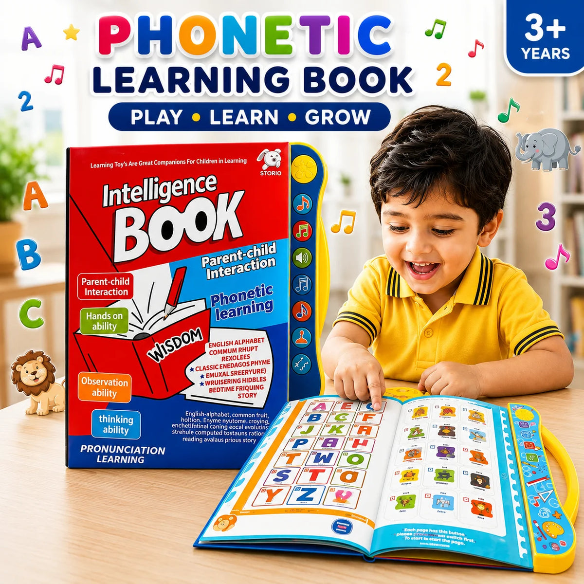 Interactive Musical Learning Book for Kids