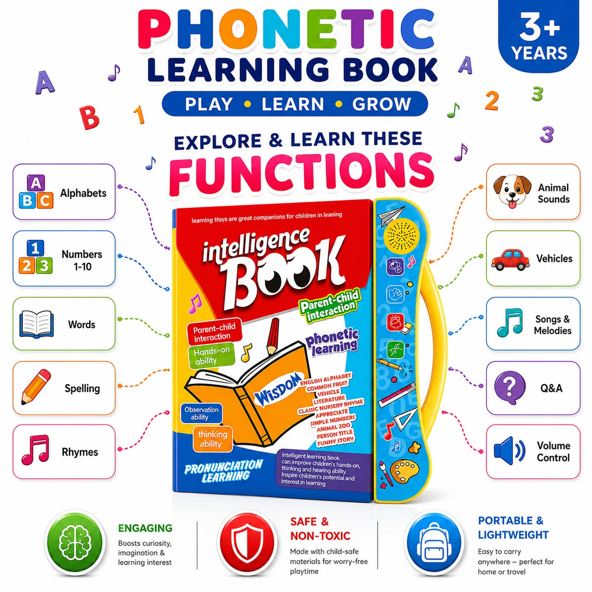 Interactive Musical Learning Book for Kids
