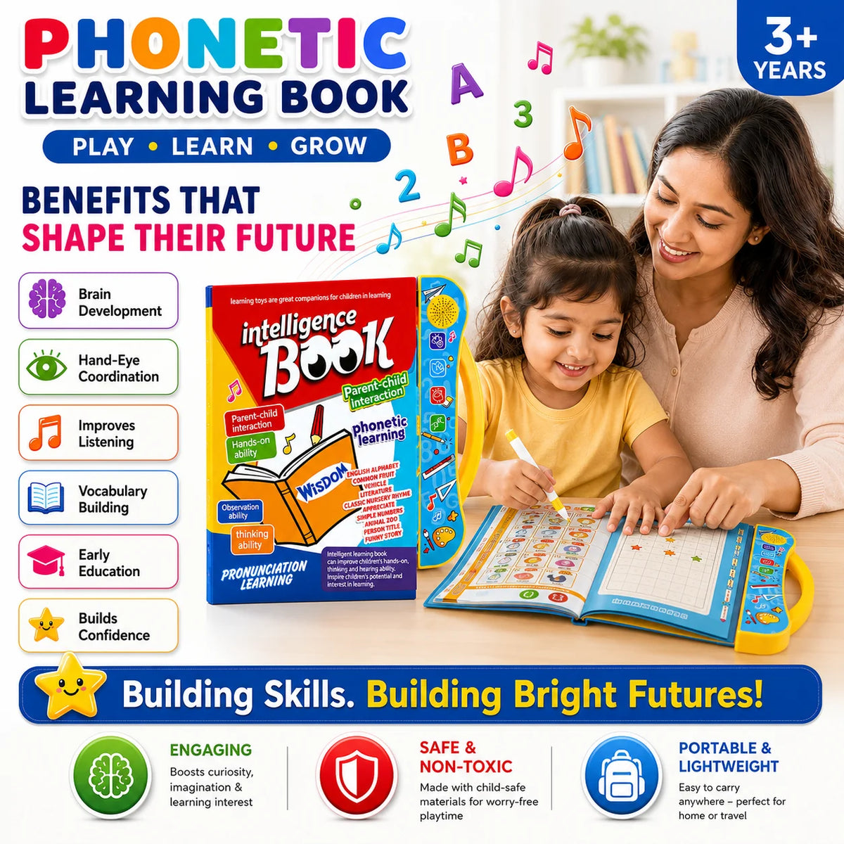 Interactive Musical Learning Book for Kids